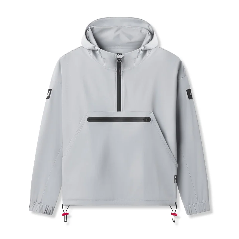 Weekend Deal 0717. Weather-Ready Anorak Jacket - Slate Grey "Patch"
