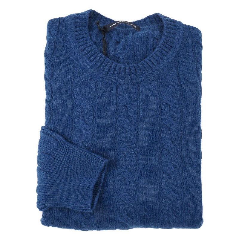 Savings Galore Manrico Cable Knit Cashmere Sweater