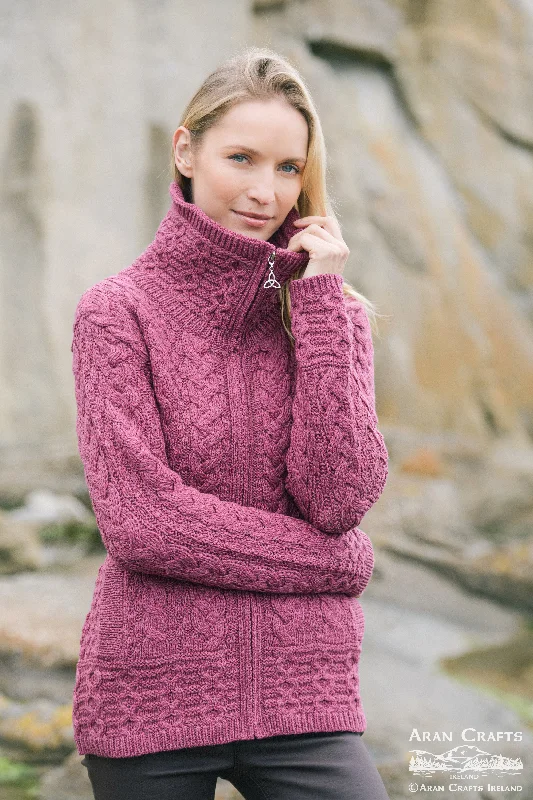 Today’s Deal Aran - Louisburgh Sweater - Berry