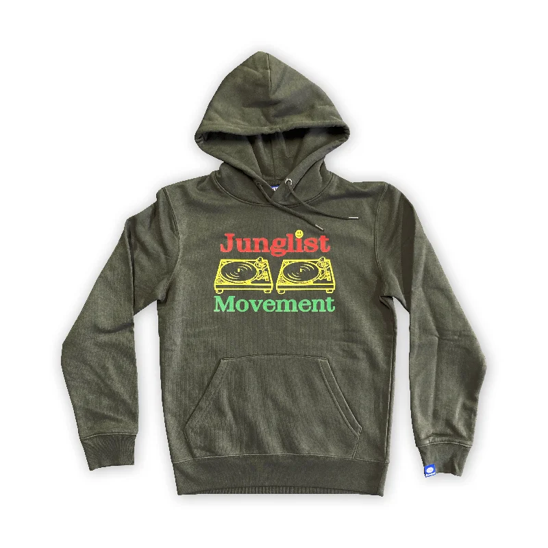 Online Specials Jah-list Heavyweight Hoodie (Military Green)