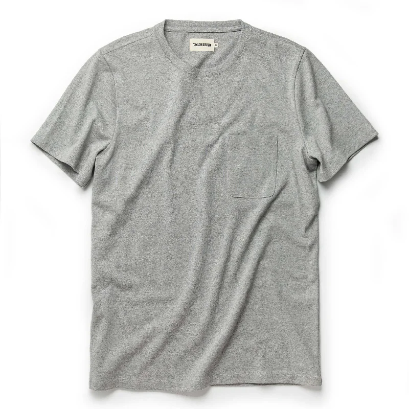 Exclusive Online Offer The Heavy Bag Tee in Aluminum
