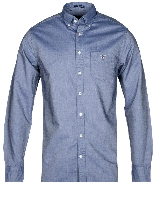 Price Rollback Regular Fit Oxford Shirt Persian Blue