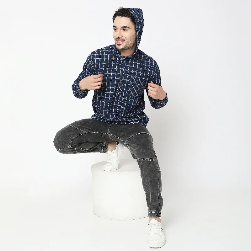 Year-End Sale Regular Fit Checkered Shirt