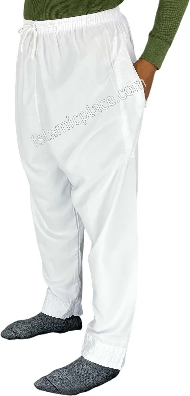 Instant Discount White - Plain Men Pants