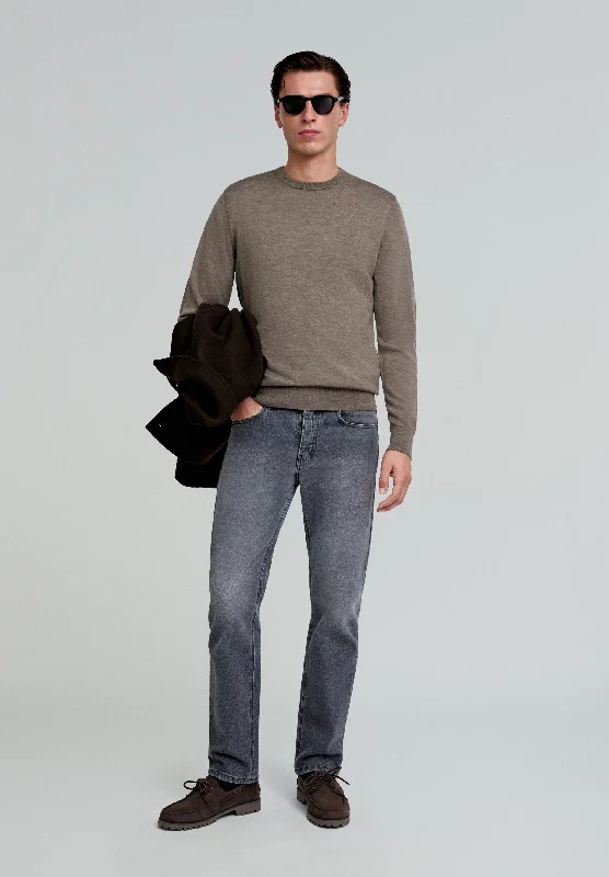 Don't Wait WOOL ROUND NECK SWEATER