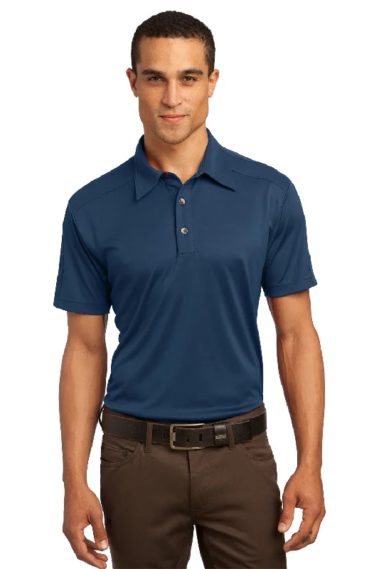 Price Slash Ogio Mens Hybrid Moisture Wicking Short Sleeve Polo Shirt - Indigo Blue