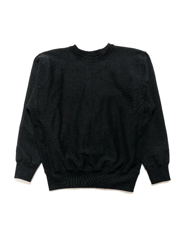 Weekend Deals That Spark The Real McCoy's MC20114 Heavyweight Crewneck Sweatshirt Black