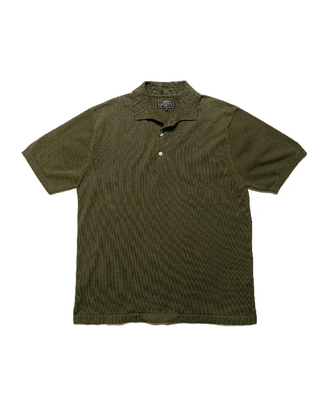 Shop the Weekend Away Beams Plus Knit Polo Solid 12G Green