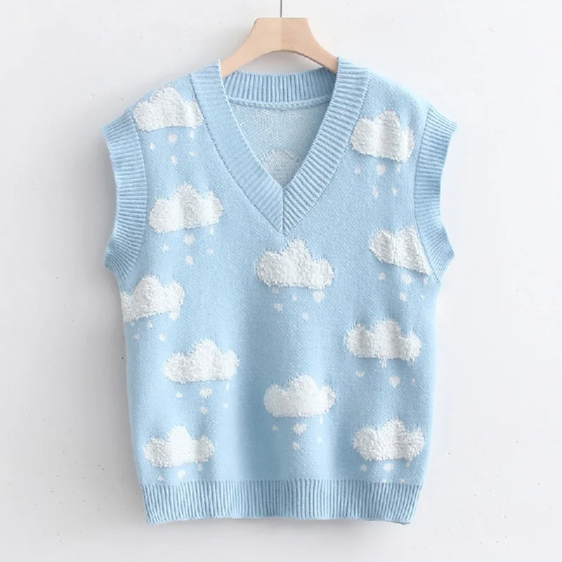 Fantastic Offers Puffy Cloud Vest (Blue)