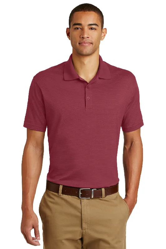 Weekend Specials You Can't Miss Eddie Bauer Mens Performance UPF 30+ Short Sleeve Polo Shirt - Red Rhubarb