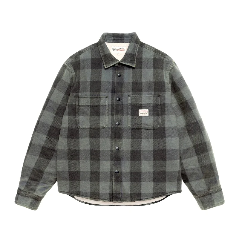 Special Price Sherpa Lined Buffalo Plaid Shirt