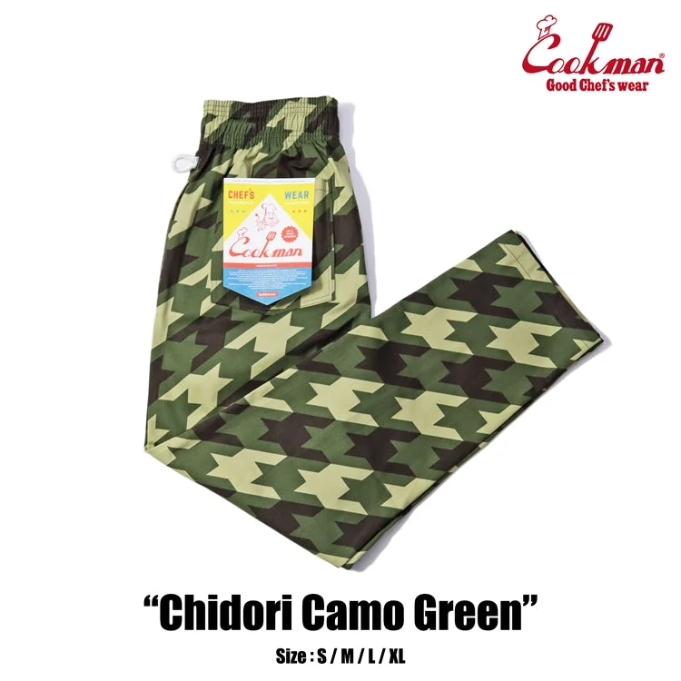 Exclusive Offers Cookman Chef Pants - Chidori Camo : Green