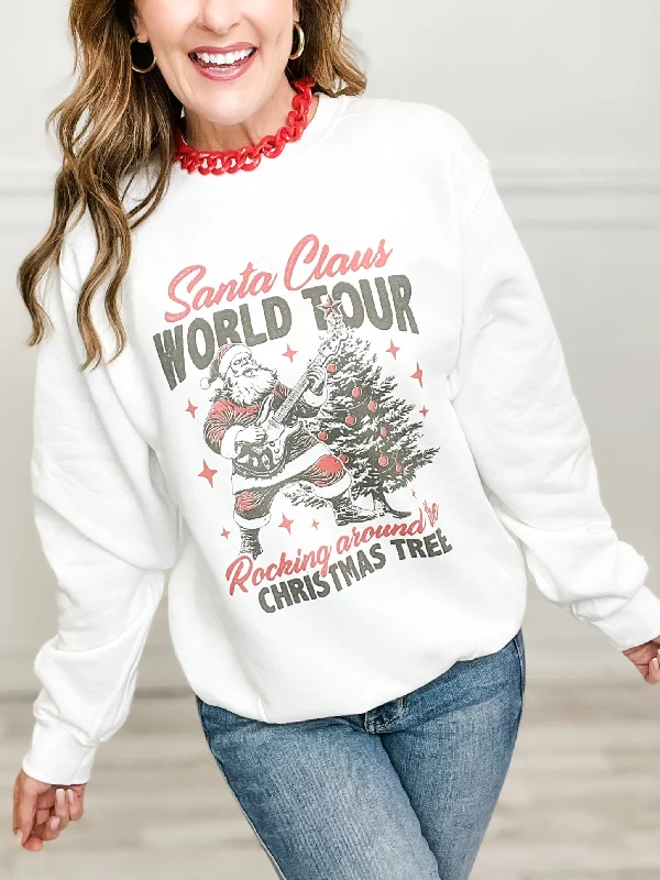 Deal of the Day Santa Claus World Tour Graphic Top