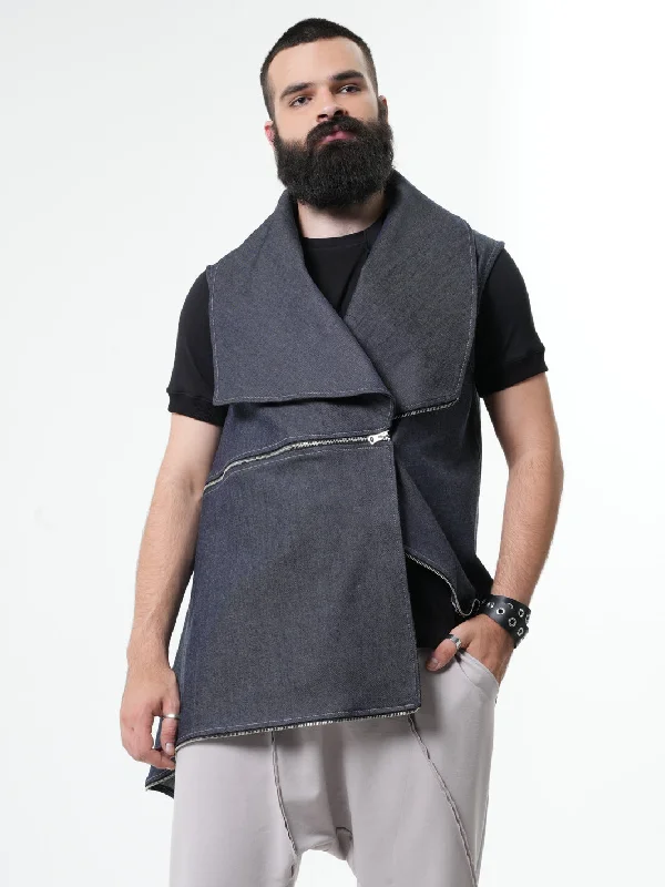 Crazy Deal Mens Denim Vest