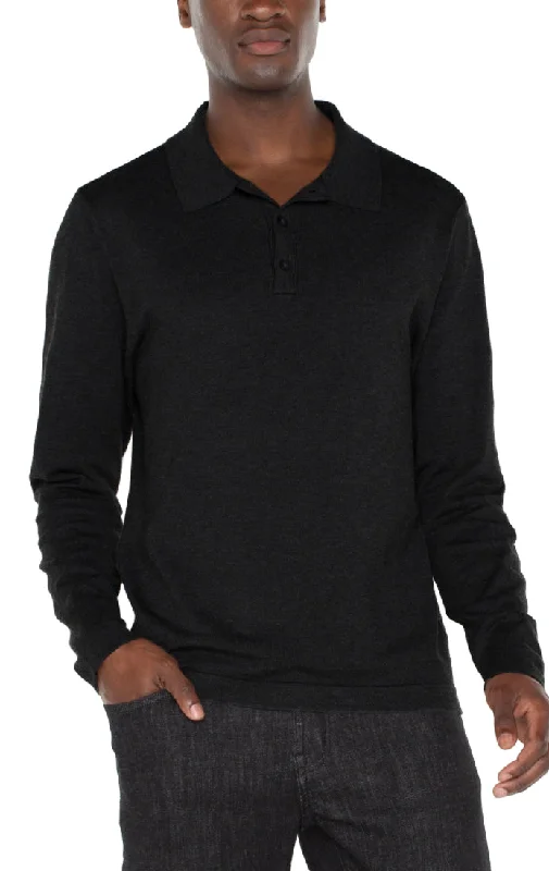 Clearance Sale LIVERPOOL LONG SLEEVE KNIT POLO