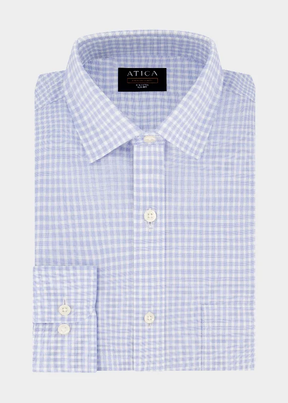 Deal Dash EVERYDAY Light Blue Gingham Shirt