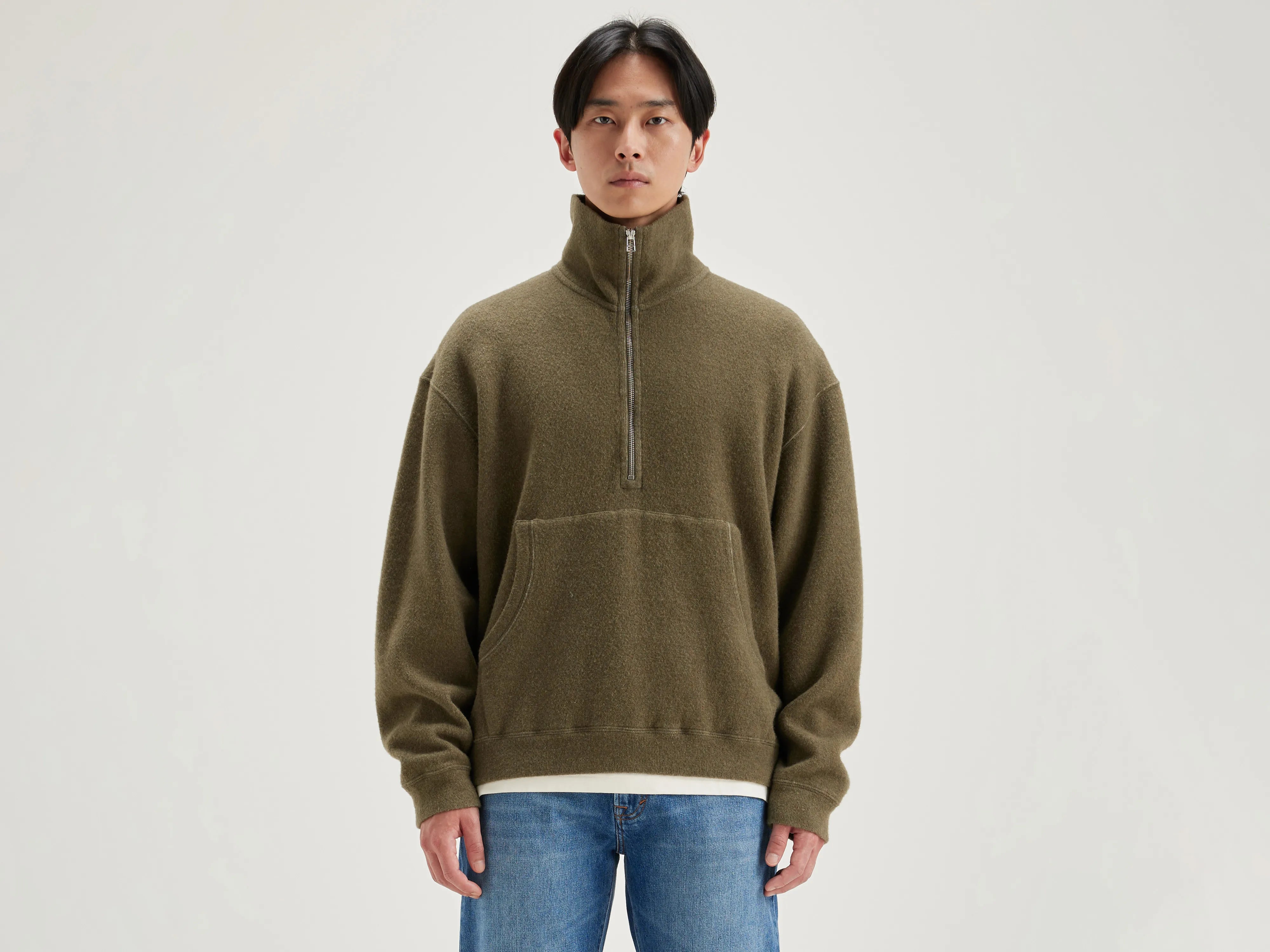 Unbeatable Prices Mabro zipped-collar sweatshirt (242 / M / MILITARY)