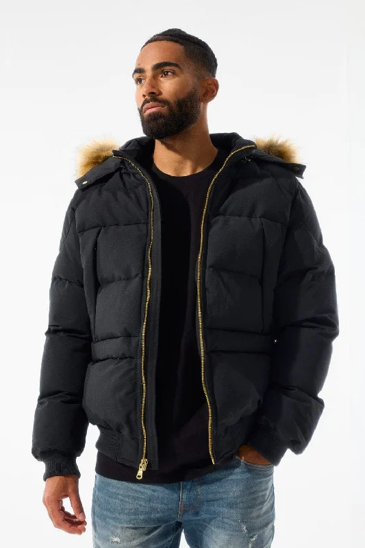 Crazy Savings Cross Bay Bomber Jacket (Black)