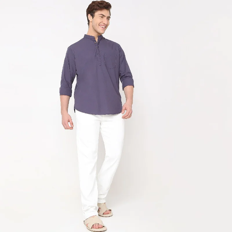 Half Price Regular Fit Solid Shirt