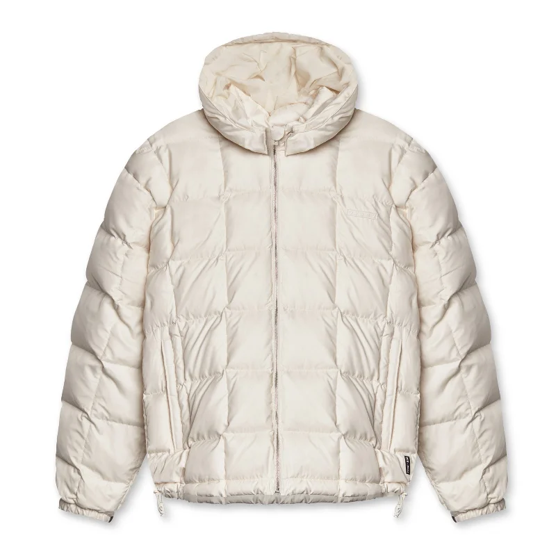 Deal of the Day 0551. Weather-Ready Down Puffer Jacket - Ivory Cream