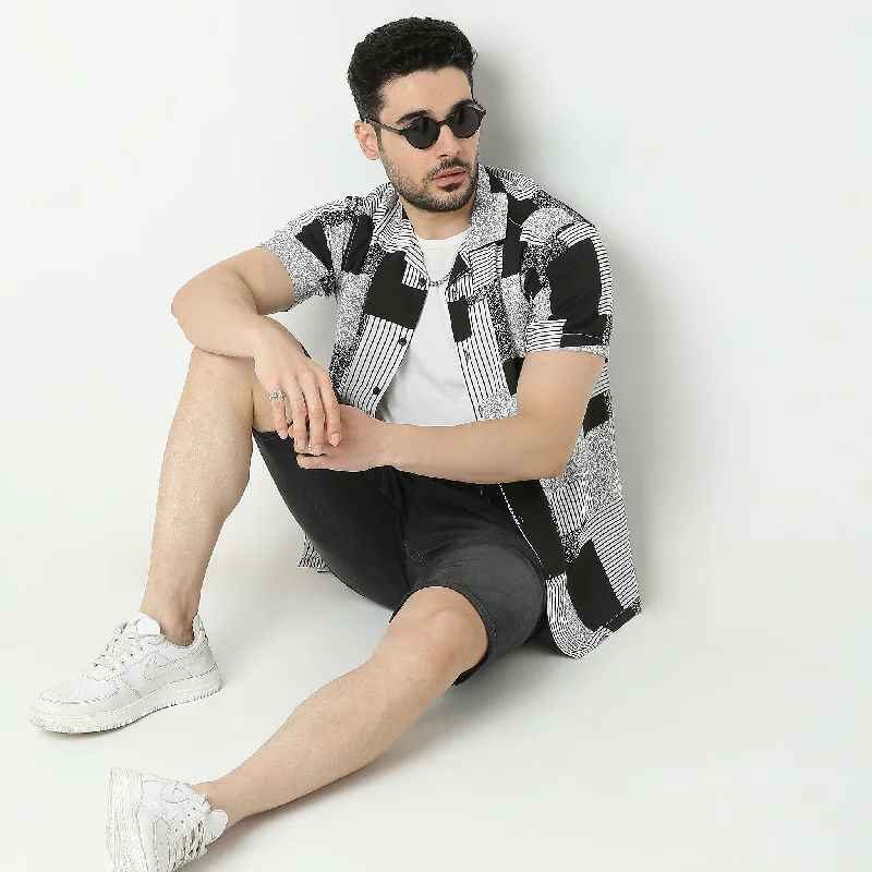 YEAR-End Sale Regular Fit Printed Shirt