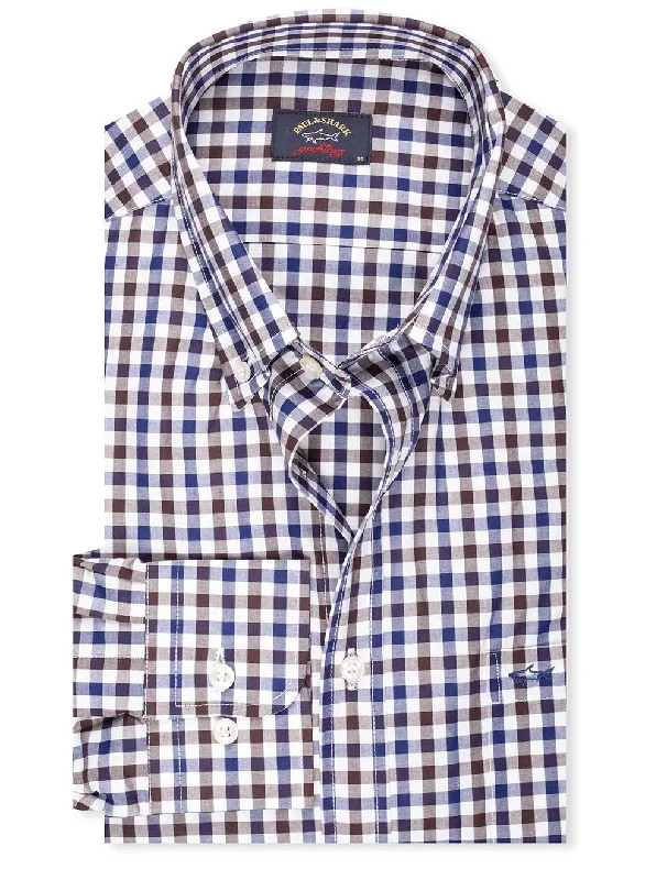Price Drop Check Shirt Brown