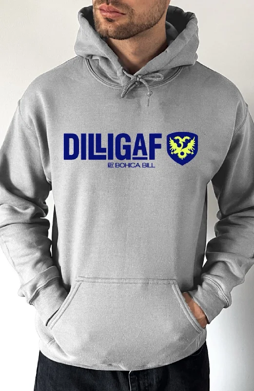 Fantastic Offers Dilligaf Classic Pullover Hoody Grey & White Variety