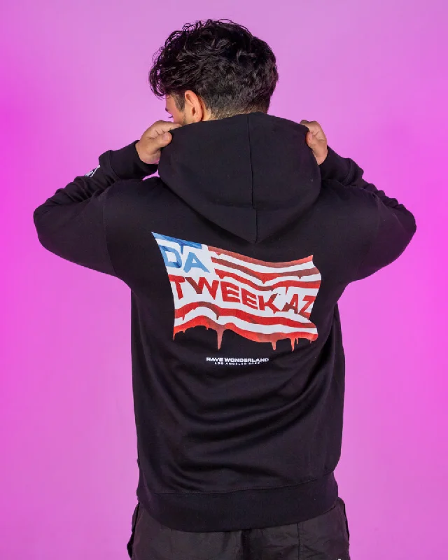Top Pick Da Tweekaz x Rave Wonderland Limited Edition Flag Hoodie Sweater