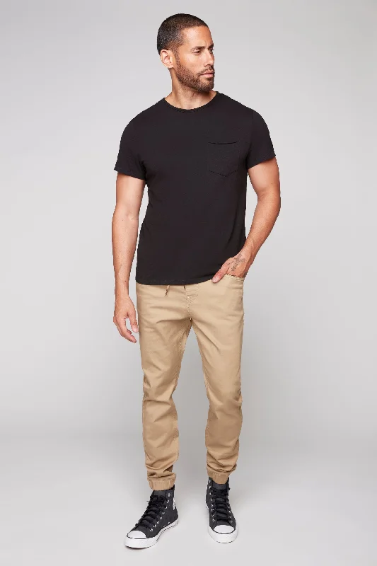 Major Deal JAGGER - 5 Pocket Soft French Terry Classic Jogger - Beige