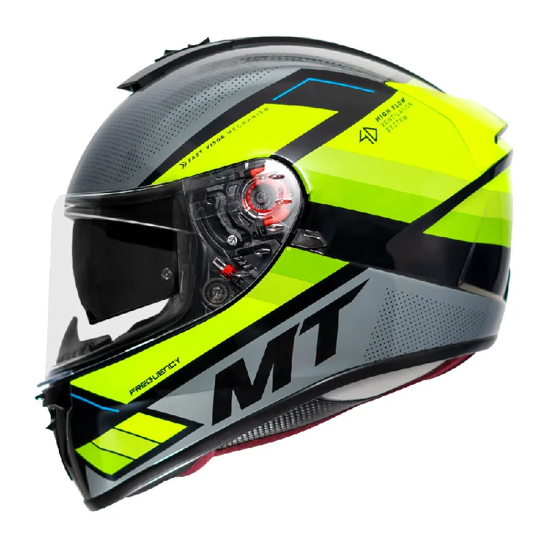 Weekend Bargains to Sizzle MT Blade2 Frequency Gloss Fluorescent Yellow Helmet
