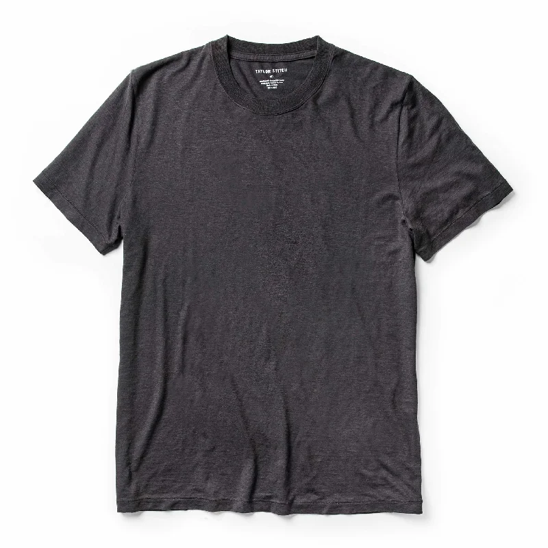 Weekend Bargains to Love The Cotton Hemp Tee in Charcoal