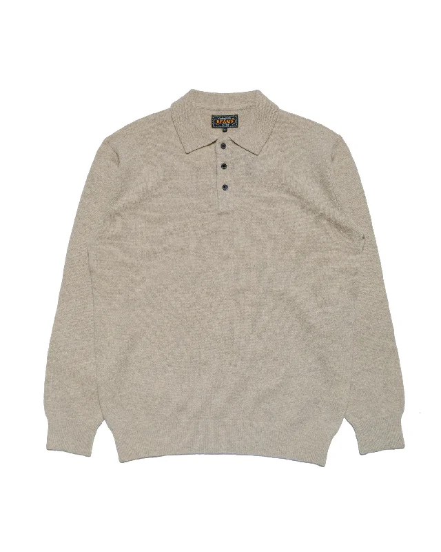 Super Bargain Beams Plus Knit Polo 9G Beige