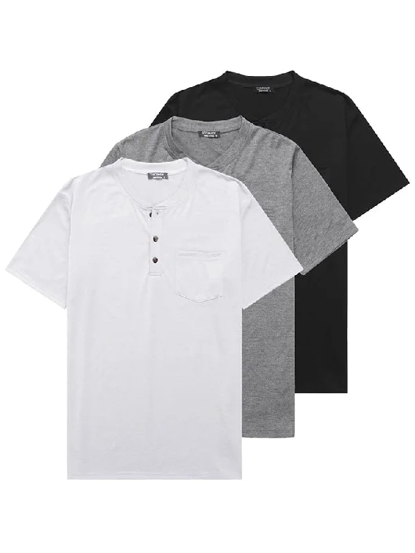 Warehouse Sale Classic Fit Cotton Shirts 3 Pack (US Only)