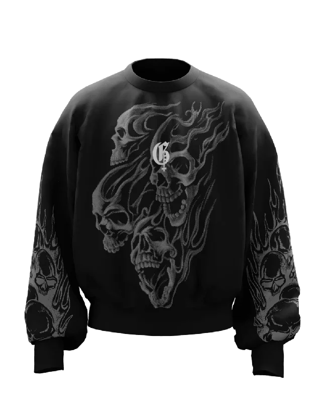 Best Bargains Reaper Boxy Long Sleeves Sweatshirt
