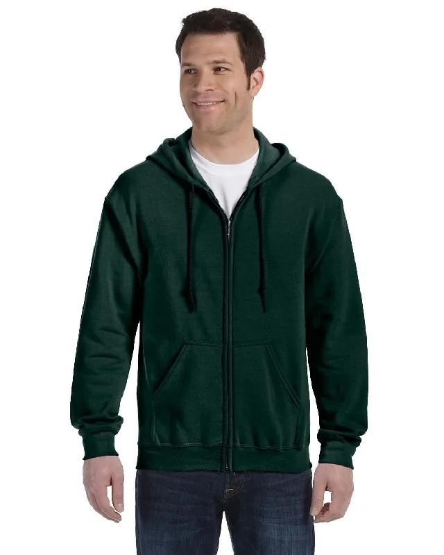Flash Deals Gildan Heavy Blend 50/50 Full-Zip Hooded Sweatshirt | Forest Green