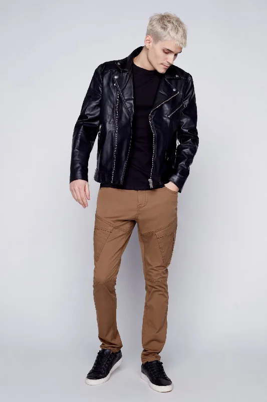 Big Discounts Deluxe 5 Pocket Slim Fit Pants - Tobacco