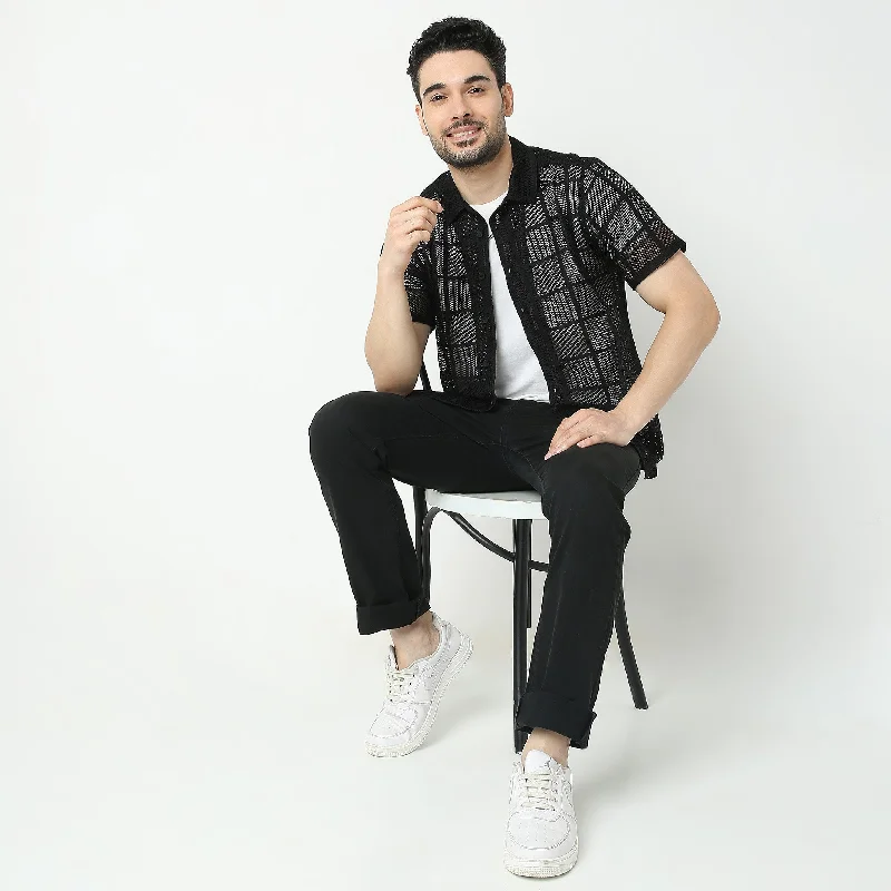 Limited Availability Regular Fit Structured Shirt