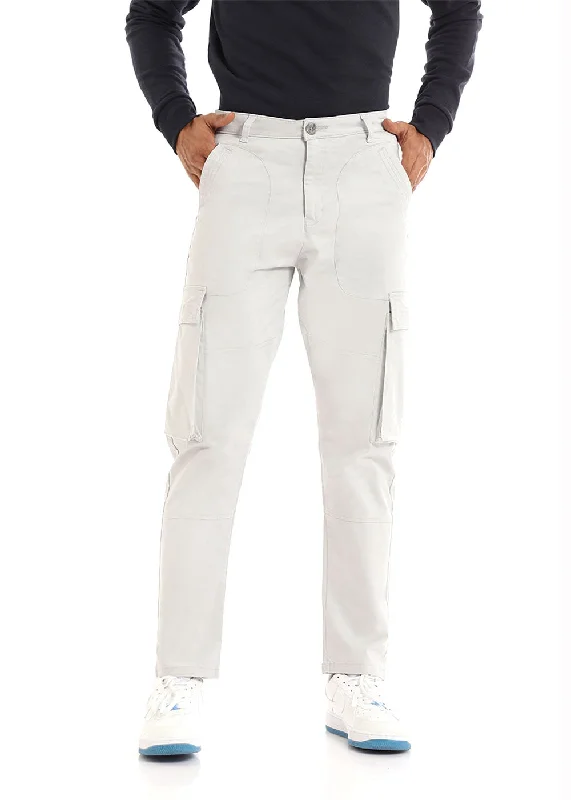 Weekend Wonders Await! Cool Gray Cargo Pant