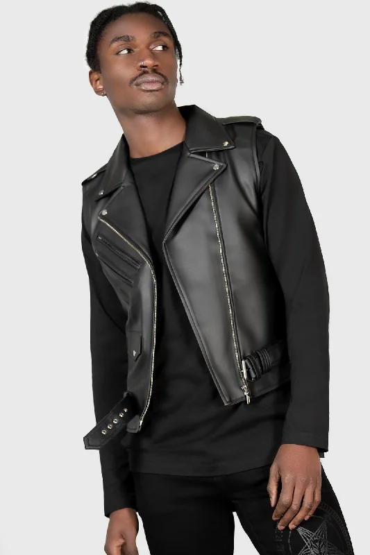Now Available Core Leather Vest [FAUX LEATHER]