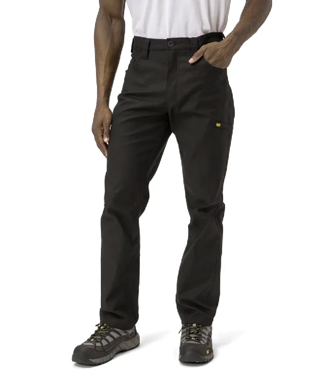 Massive Deals Caterpillar Men's Stretch Canvas Utility Pants - Black