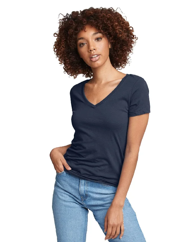 Instant Discount Next Level Ladies Ideal V-Neck Tee | Indigo