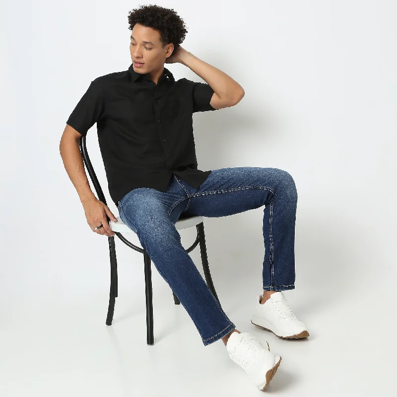 Sale Event Linen Rich - Premium Natural All Year - Regular Fit Solid Shirt