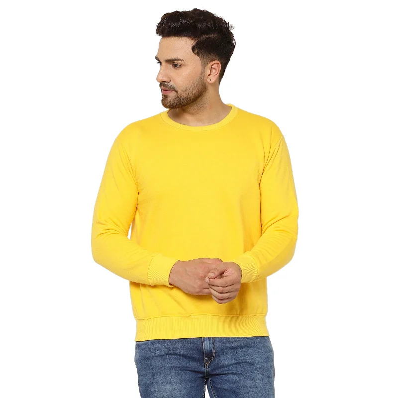 Fantastic Offers Vimal Jonney Fleece Round Neck Sweatshirt for Men