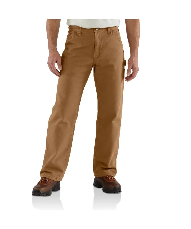 Weekend Savings Delight Carhartt B111 Washed Duck Flannel-Lined Work Dungaree - Carhartt Brown
