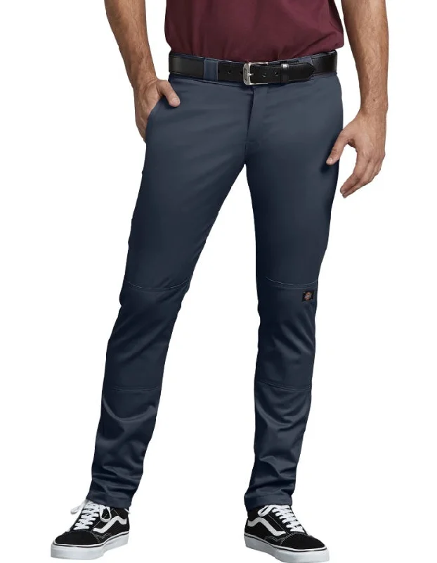 Lowest Price Dickies FLEX Skinny Straight Fit Double Knee Work Pants - Dark Navy