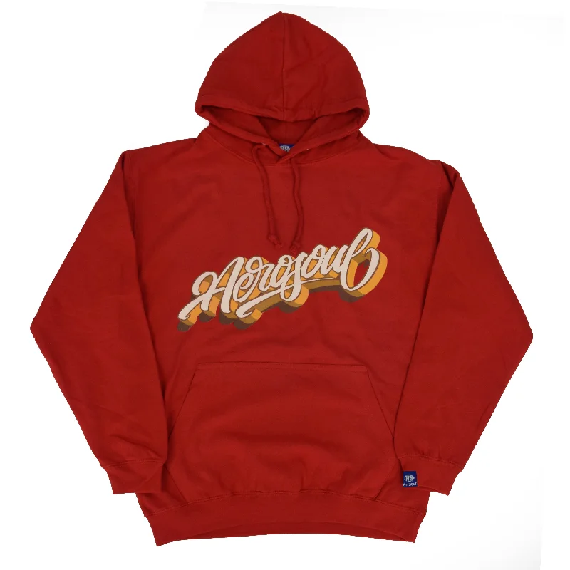 Deal Explosion Aero-Script Hoodie (Red)
