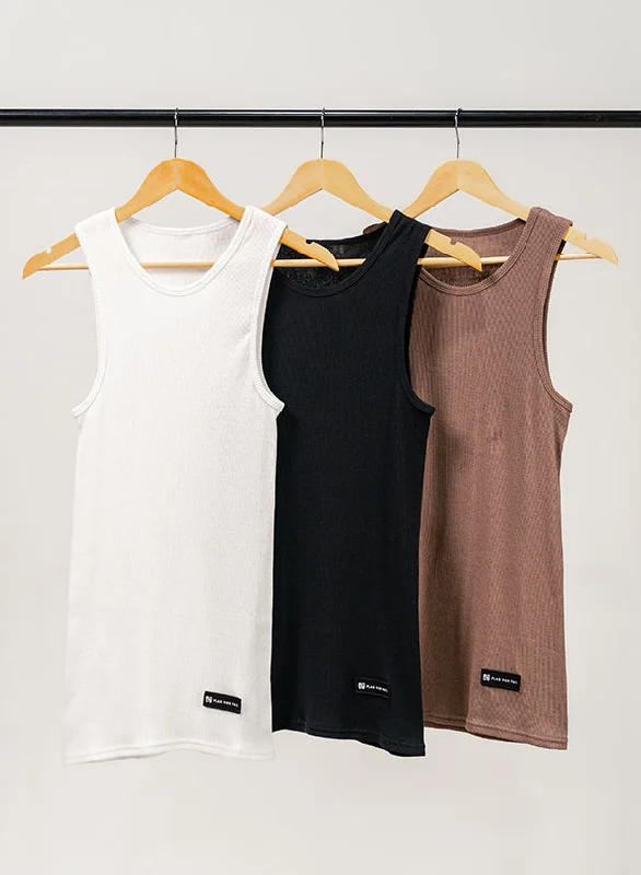Final Markdown MENS RIBBED TANK BUNDLE