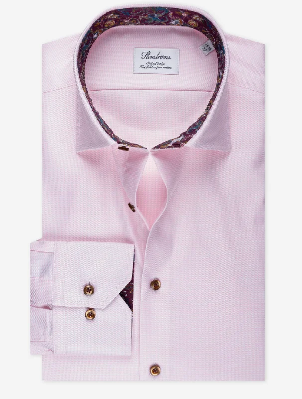 Special Savings Pattern Inlay Shirt Pink