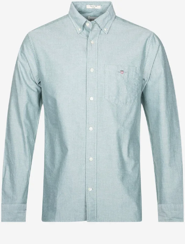 Weekend Discounts to Delight Regular Oxford Shirt Forest Green