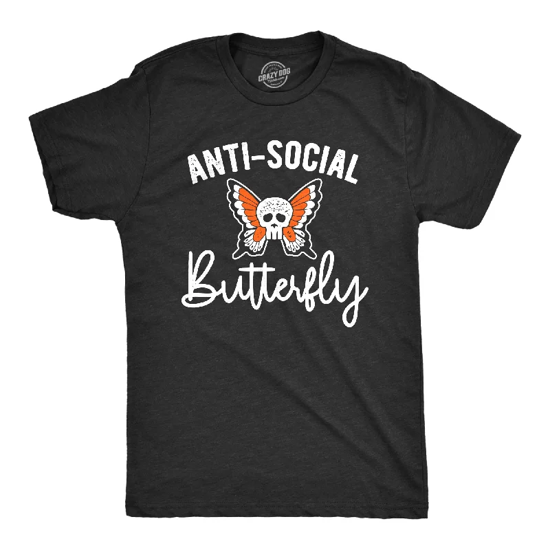 Exclusive Online Offer Anti Social Butterfly Men's T Shirt